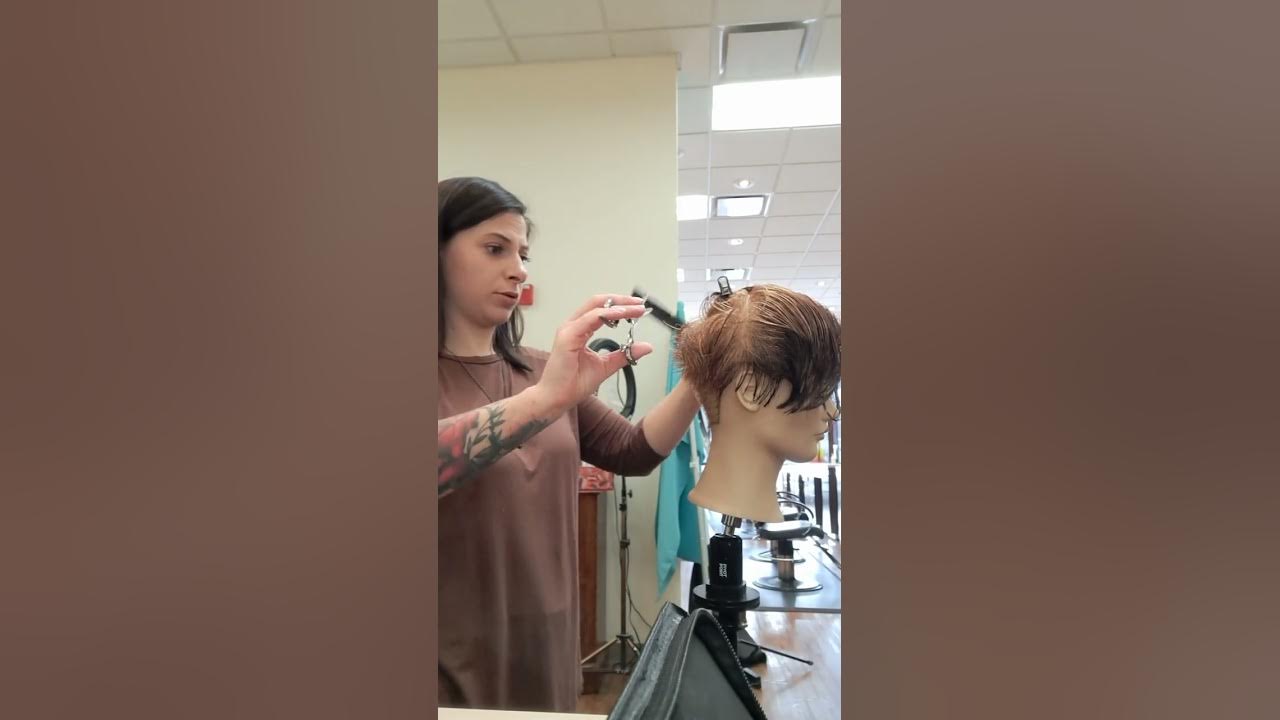 scissor over comb.... YouTube