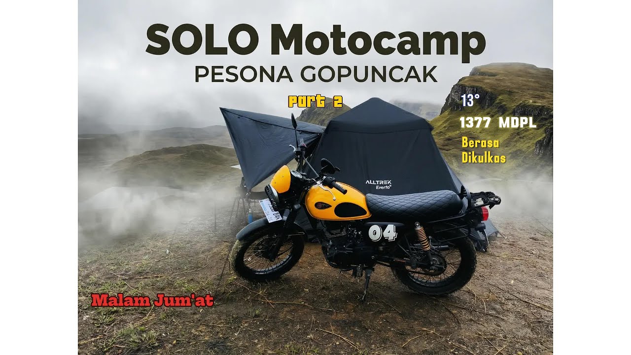 Gila Dinginnya! Motocamp Malam Jumat demi City Light Kota Bogor I PESONA GOPUNCAK Part2