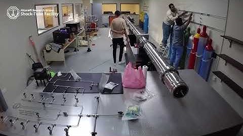 Time-laps of the installation our shock-tube facility!