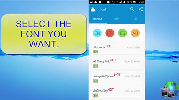 "FontAPK.com" - How to download, install and change fonts on Infinix hot x507 and other android dev