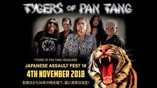 Tygers of Pan Tang Japanese Assault Festival November 2018