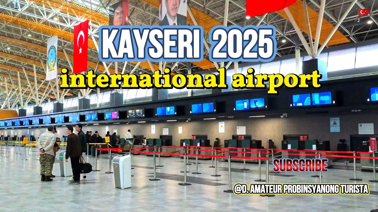🇹🇷 Kayseri Int'l.✈️ Airport Travel Walk, Departure to Sky #travel #airport #trending #travelvlog #yt
