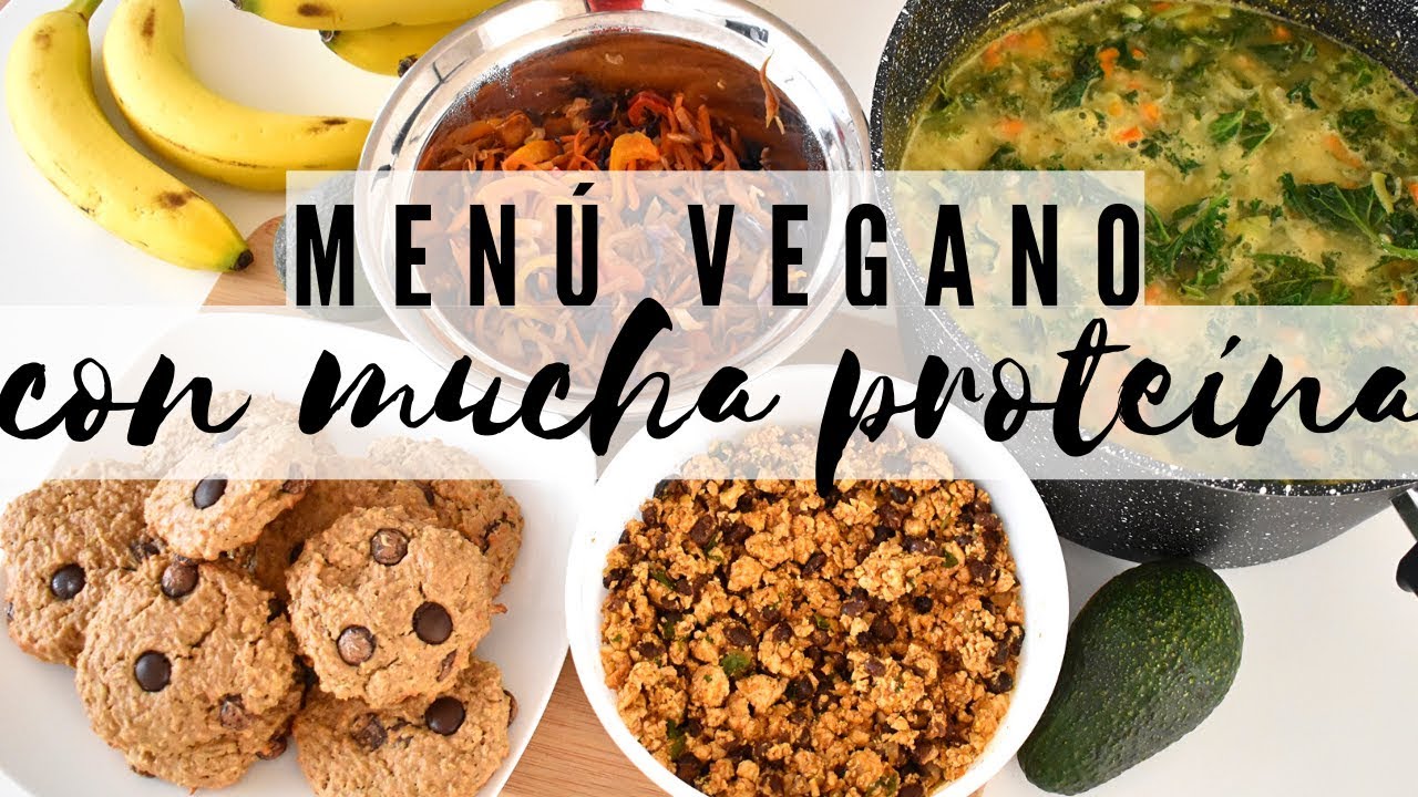 MENÚ VEGANO PARA LA SEMANA CON MUCHA PROTEÍNA