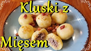 KLUSKI Z MIĘSEM / PYZY Z MIĘSEM /POMYSŁ NA OBIAD 🙂