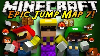 Minecraft: Epic Jump Map MARIO EDITION Part 3!
