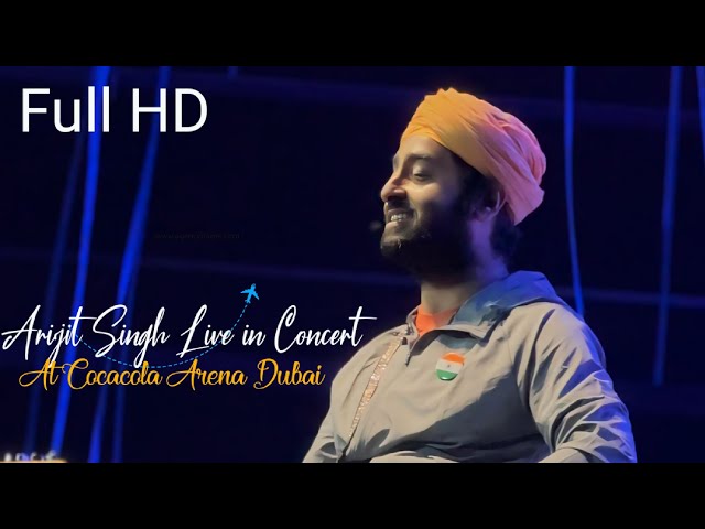 Arijit Singh Live in concert At Cocacola Arena Dubai 🔥🤩 class=