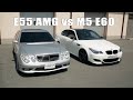 BMW M5 E60 vs Mercedes W211 E55 AMG (Top SPEED)
