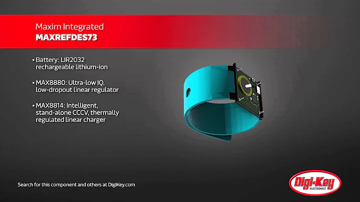 Maxim MAXREFDES73 Wearable Ref Design | Digi-Key Daily
