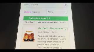 The 2004 Garfield Movie On Freeform And Fx