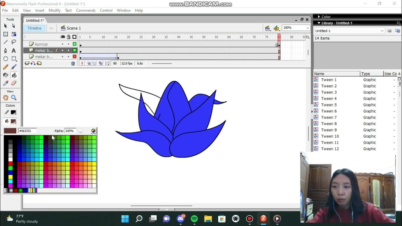 [Assignment 1] °How to create blooming flower animation using ...