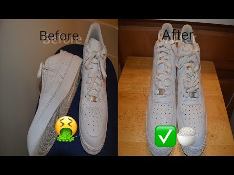 HOW TO CLEAN AIR FORCE 1 WITH HOUSEHOLD 