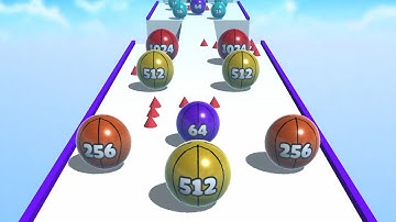 Ball Merge 2048 - All Levels Ball Gameplay Android, iOS  ( Level 434 - 444 )