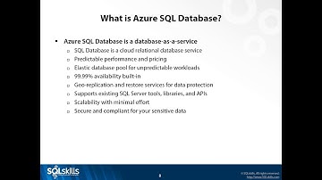 2017 09 14 14 00 Azure SQL Database for the Production DBA