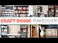 HOME RENOVATION CRAFT ROOM EDITION | Craft Room/Office Makeover | Craft Room Organization