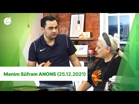 Mənim Süfrəm ANONS