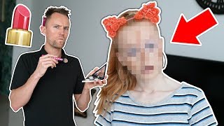 MY DAD DOES MY MAKEUP! **help me**