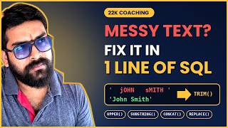SQL String Functions Explained 🔥 | Real-World SQL Interview Questions