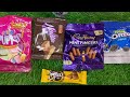 Satisfying Video Asmr Unboxing GIANT Sweets Chocolate and Rainbow Lollipops with Candy Cutting Asmr.