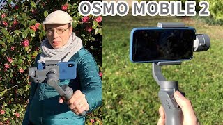Stabilisateur : Premiers tests DJI Osmo mobile 2 avec iPhone X, 7 Plus, 6s Plus | perche motorisée