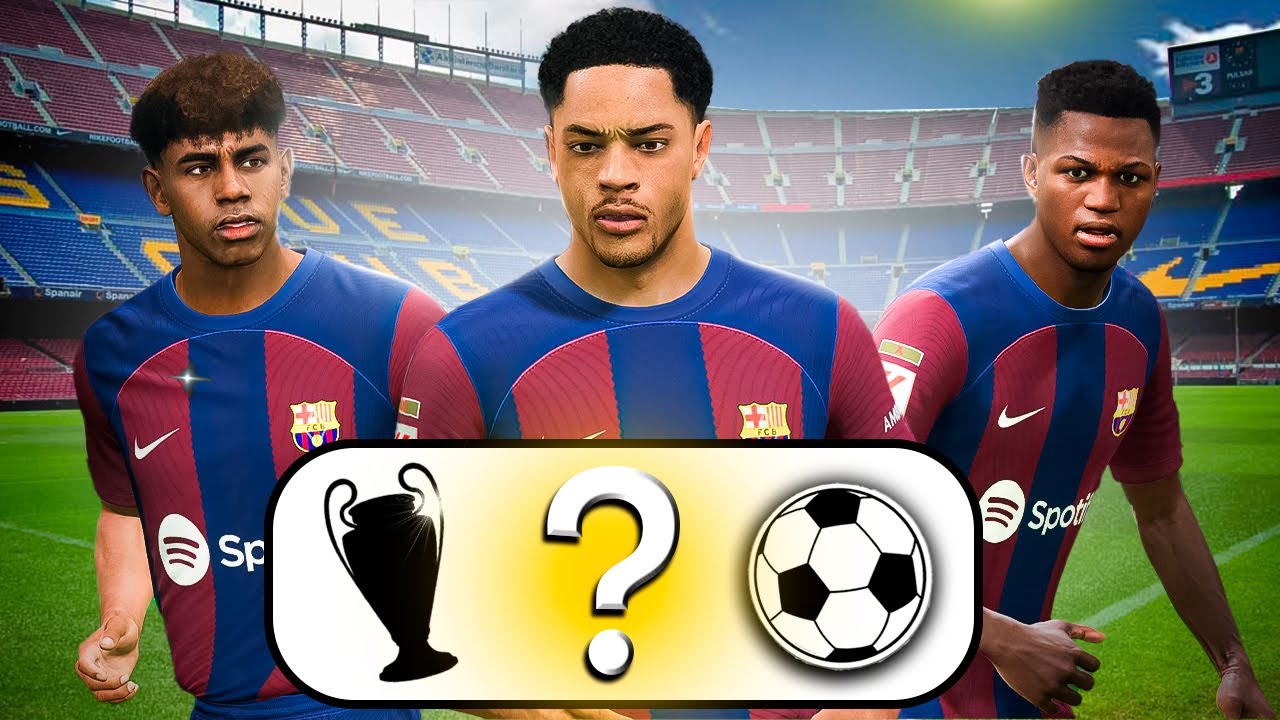 SIMULO el TRIDENTE del FC BARCELONA por 10 TEMPORADAS - YouTube