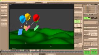 Blender Screencast: Floating Balloons