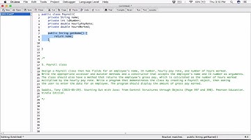 6.5. (Part 1) Payroll Class - Java - ❤️ SOLUTIONS MOVED TO DISCORD ❤️