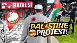 😢🇵🇸 PAL€STINE Protest❗12k+ Babies De*ad | Shaykh gets Emotional!!