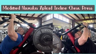 Modified Nautilus Xpload Incline Chest Press Resimi