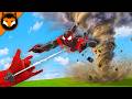 Surviving TORNADOS as SPIDERMAN in VR - Bonelab Mods