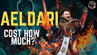 How much does an AELDARI army cost?