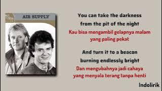 Air Supply - Making Love Out of Nothing at All | Lirik Terjemahan Indonesia