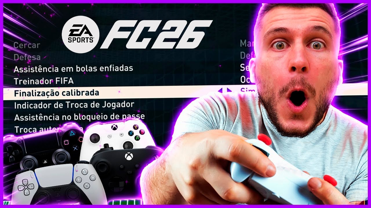 EA FC - CONFIGURAÇÃO DE CONTROLE DOS PRO PLAYERS🛑 A MAIS USADA PELOS PROFISSIONAIS