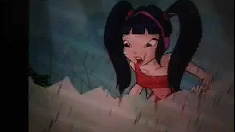 Stella falls down the tower