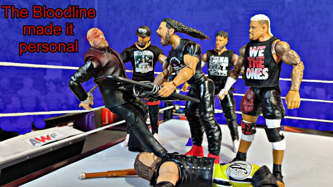 The bloodline made it personal with Triple H... WWE ACTION FIGURES