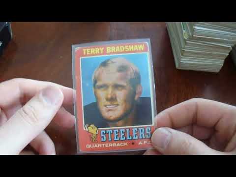The Hall of Hobbies Trading Card Purchase Found Terry Bradshaw Rookie Vintage Football TTM Fuel