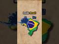 How many Alaskas fit in Brazil? 🧐📏 #shorts #geography