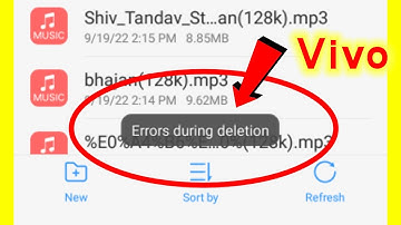 Fix Error During Deletion SD Card Vivo In Hindi Problem