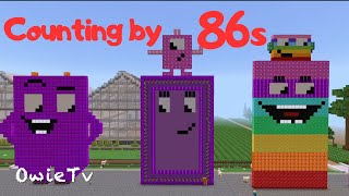 Counting by 86s Song | Minecraft Numberblocks | Skip Counting Songs for Kids