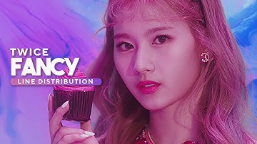 TWICE - FANCY // Line Distribution