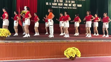 NHẢY DÂN VŨ 18 BƯỚC NỐI VÒNG TAY LỚN CỰC BỐC LỬA, CLB DÂN VŨ HOÀNH SƠN KINH MÔN HẢI DƯƠNG