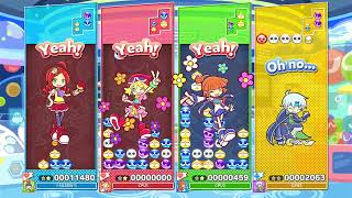 Puyo Puyo Tetris 2 - Versus (Puyo) - Ringo, Amitie, and Arle vs. Schezo