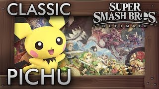 Super Smash Bros Ultimate Classic Mode Pichu 99 Intensity No Continues