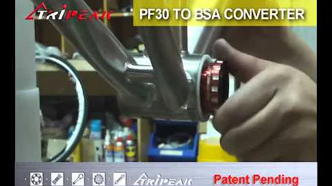 2013-02 PF30 to BSA converter installation