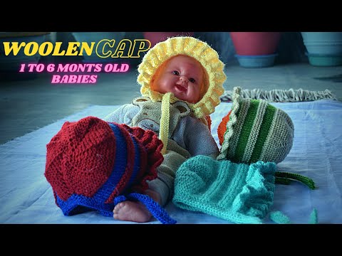 बच्चाहरूको लागि ऊनी क्याप I Woolen Cap for 1 to 6 Months Old Baby I Easy & Fast Crochet Baby Hat