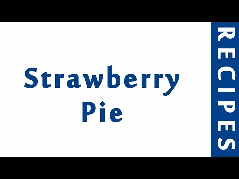 Strawberry Pie | Easy Low Carb Recipes | DIET RECIPES | RECIPES LIBRARY