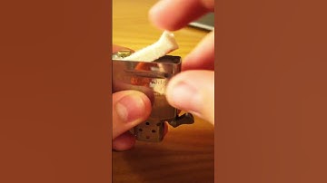 How To Fill your zippo - full video on my channel