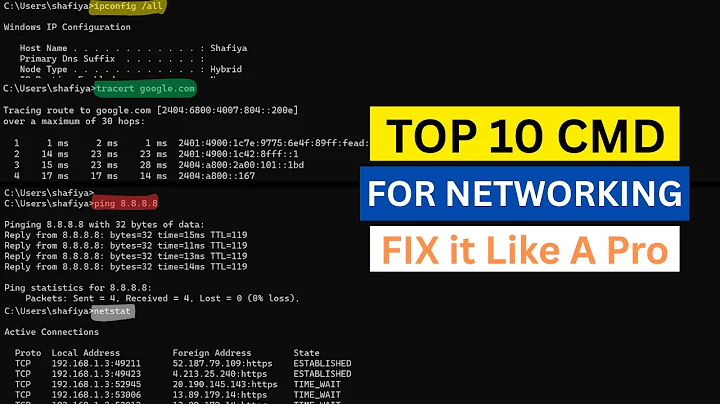 Top 10 Networking Commands Every Beginner Must Know!