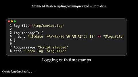Advanced Bash Scripting Tutorial - Error Handling, Logging & Signal Trapping (Short Video)