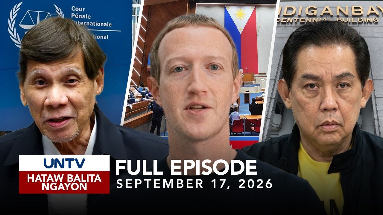 UNTV: Hataw Balita Ngayon | September 17, 2026