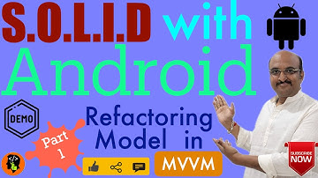 Lancering van S.O.L.I.D. met Android tutorialserie | Refactoring Model: Deel 1